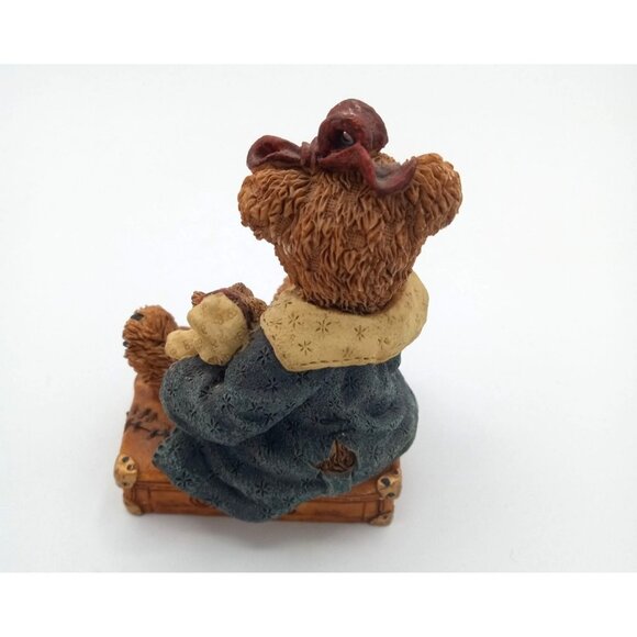 Boyds Figure Bailey Bear with Suitcase 1993 A Journey Begins with a Single Step - Picture 8 of 15